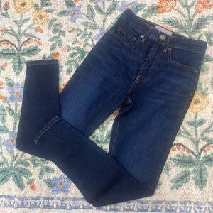 Everlane The High Rise Skinny Jeans Dark Wash Size 24 Ankle